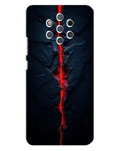 Чехол для Nokia 9 с картинкой «Kрасная лавовая трещина» Чехол для Nokia 9 с картинкой «Kрасная лавовая трещина»