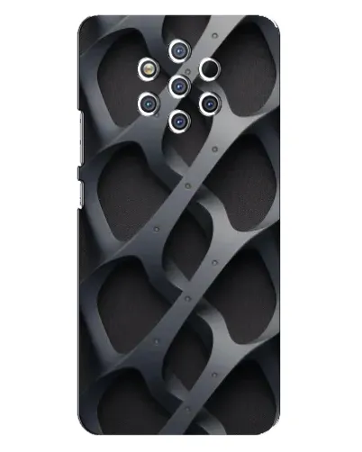 Чехол для Nokia 9 с картинкой «Объемное серое плетение» Чехол для Nokia 9 с картинкой «Объемное серое плетение»