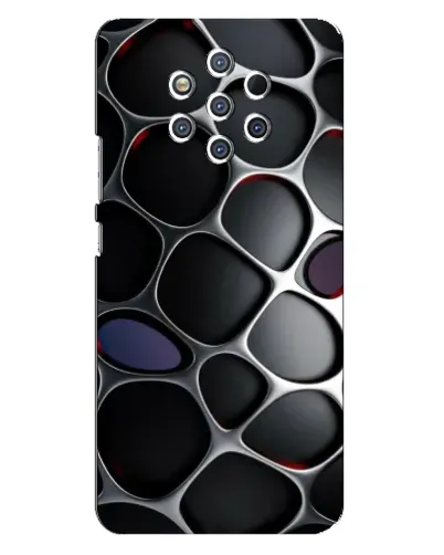 Чехол для Nokia 9 с картинкой «Объемная темная решетка» Чехол для Nokia 9 с картинкой «Объемная темная решетка»