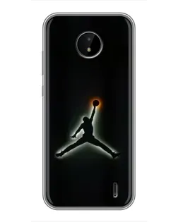 Чехол для Nokia C10 с картинкой «Jordan Gradient Logo» Чехол для Nokia C10 с картинкой «Jordan Gradient Logo»