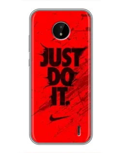 Чехол для Nokia C10 с картинкой «Nike Just Do It»
