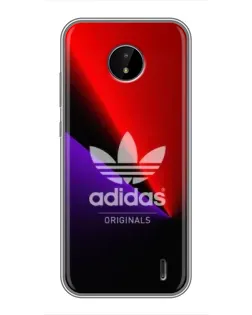 Чехол для Nokia C10 с картинкой «Adidas Red Neon» Чехол для Nokia C10 с картинкой «Adidas Red Neon»