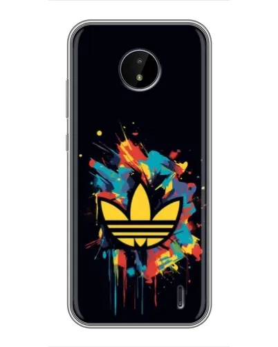 Чехол для Nokia C10 с картинкой «Adidas Splash»