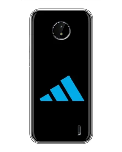 Чехол для Nokia C10 с картинкой «Adidas Cyan Logo»