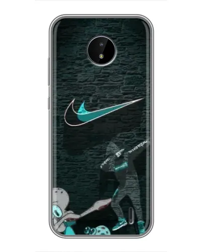 Чехол для Nokia C10 с картинкой «Спортивный арт Nike» Чехол для Nokia C10 с картинкой «Спортивный арт Nike»