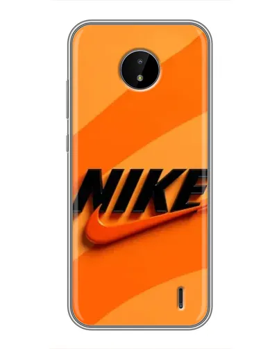 Чехол для Nokia C10 с картинкой «Оранжевый драйв Nike» Чехол для Nokia C10 с картинкой «Оранжевый драйв Nike»