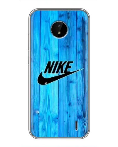 Чехол для Nokia C10 с картинкой «Голубое дерево Nike» Чехол для Nokia C10 с картинкой «Голубое дерево Nike»