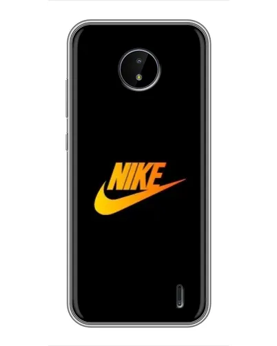 Чехол для Nokia C10 с картинкой «Золотой логотип Nike» Чехол для Nokia C10 с картинкой «Золотой логотип Nike»