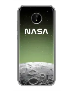Чохол для Nokia C10 з картинкою «NASA — місячний градієнт»