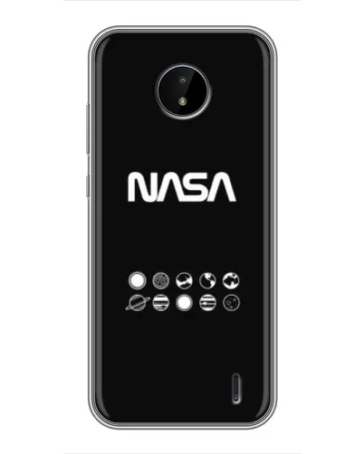 Чохол для Nokia C10 з картинкою «NASA — технічний принт» Чохол для Nokia C10 з картинкою «NASA — технічний принт»