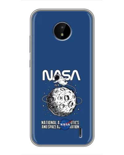 Чохол для Nokia C10 з картинкою «NASA — місячна місія» Чохол для Nokia C10 з картинкою «NASA — місячна місія»
