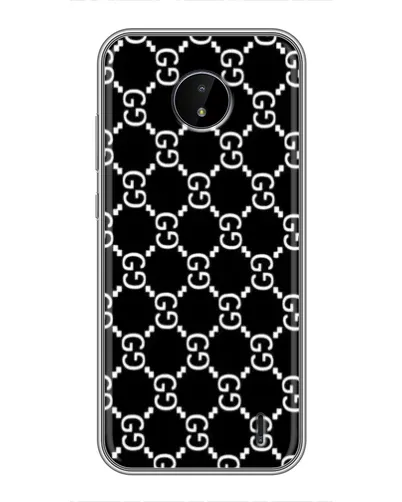 Чехол для Nokia C10 с картинкой «Gucci — сетчатый паттерн»