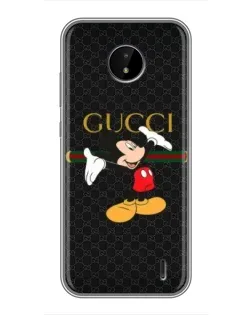 Чехол для Nokia C10 с картинкой «Микки Маус Gucci»