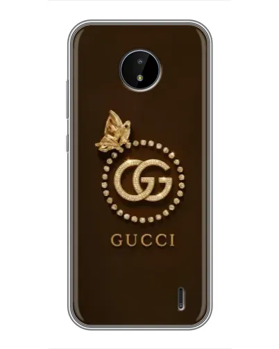 Чехол для Nokia C10 с картинкой «Gucci — золотая бабочка»