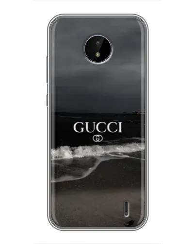 Чехол для Nokia C10 с картинкой «Gucci — морской прибой»