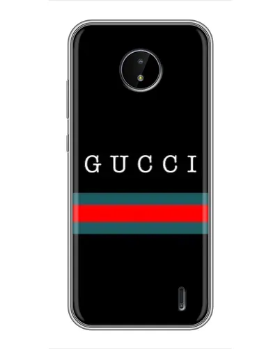 Чехол для Nokia C10 с картинкой «Gucci — красный пояс»
