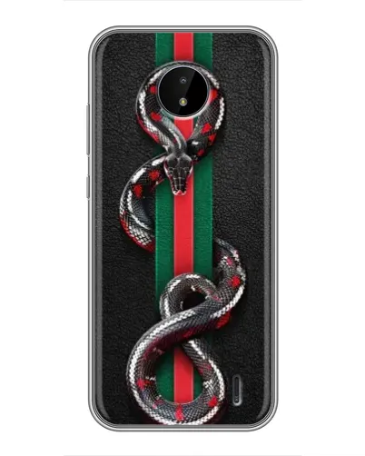 Чохол для Nokia C10 з картинкою «Gucci — змія на смузі» Чохол для Nokia C10 з картинкою «Gucci — змія на смузі»