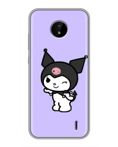 Чехол для Nokia C10 с картинкой «Классическая Kuromi» Чехол для Nokia C10 с картинкой «Классическая Kuromi»