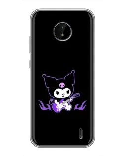 Чехол для Nokia C10 с картинкой «Электрическая Kuromi»