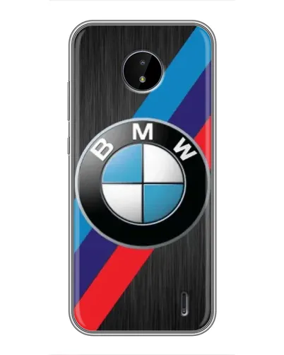 Чехол для Nokia C10 с картинкой «BMW M-stripes стиль» Чехол для Nokia C10 с картинкой «BMW M-stripes стиль»