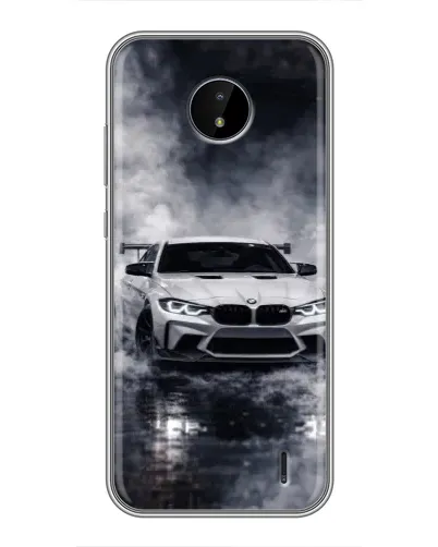 Чехол для Nokia C10 с картинкой «BMW сквозь туман» Чехол для Nokia C10 с картинкой «BMW сквозь туман»