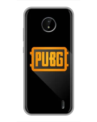 Чехол для Nokia C10 с картинкой «PUBG — рамка лого» Чехол для Nokia C10 с картинкой «PUBG — рамка лого»