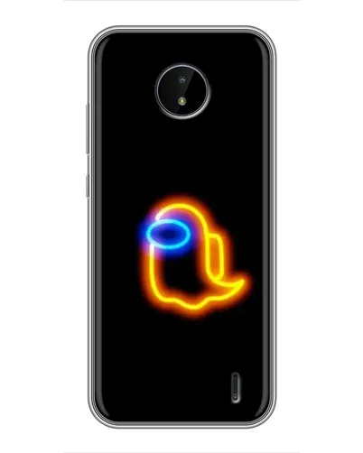 Чехол для Nokia C10 с картинкой «Among Us неоновое сияние» Чехол для Nokia C10 с картинкой «Among Us неоновое сияние»