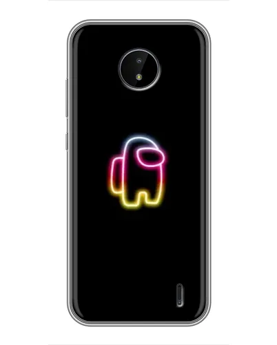 Чехол для Nokia C10 с картинкой «Among Us градиент» Чехол для Nokia C10 с картинкой «Among Us градиент»