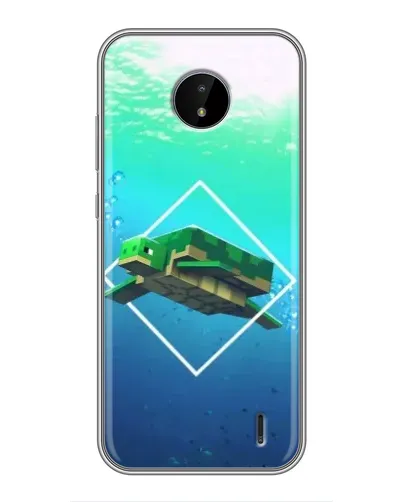 Чехол для Nokia C10 с картинкой «Черепаха Minecraft» Чехол для Nokia C10 с картинкой «Черепаха Minecraft»