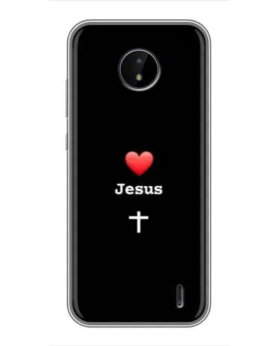 Чохол для Nokia C10 з картинкою «Серце - Jesus» Чохол для Nokia C10 з картинкою «Серце - Jesus»