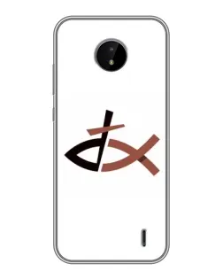 Чохол для Nokia C10 з картинкою «Риба та хрест»