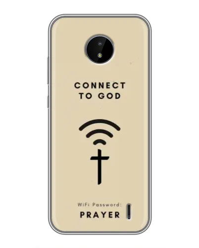 Чехол для Nokia C10 с картинкой «Молитва Connect» Чехол для Nokia C10 с картинкой «Молитва Connect»
