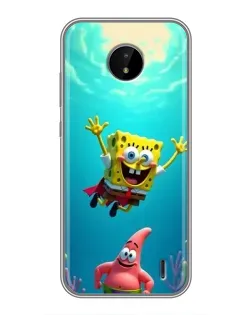 Чехол для Nokia C10 с картинкой «Спанч Боб под водой» Чехол для Nokia C10 с картинкой «Спанч Боб под водой»