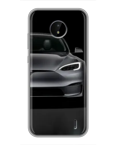 Чехол для Nokia C10 с картинкой «Tesla Model S Look» Чехол для Nokia C10 с картинкой «Tesla Model S Look»