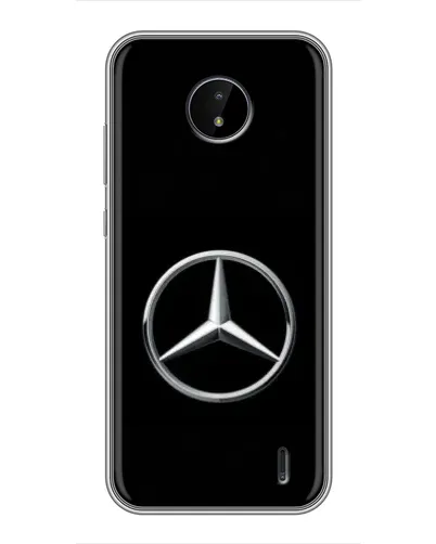 Чехол для Nokia C10 с картинкой «Mercedes классический лого» Чехол для Nokia C10 с картинкой «Mercedes классический лого»