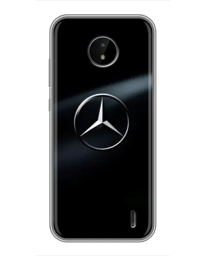 Чехол для Nokia C10 с картинкой «Mercedes на металле» Чехол для Nokia C10 с картинкой «Mercedes на металле»