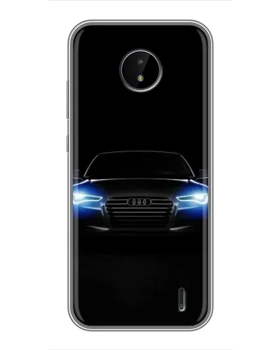 Чехол для Nokia C10 с картинкой «Audi в неоне» Чехол для Nokia C10 с картинкой «Audi в неоне»
