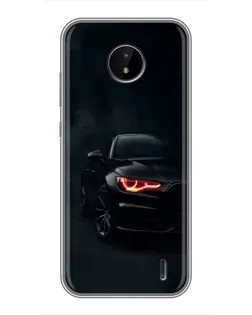 Чехол для Nokia C10 с картинкой «Audi — хищный взгляд»