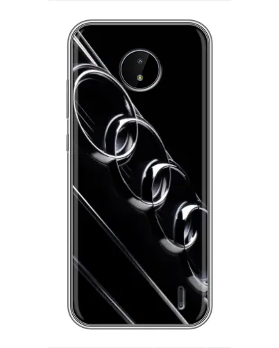 Чехол для Nokia C10 с картинкой «Audi — абстрактные кольца» Чехол для Nokia C10 с картинкой «Audi — абстрактные кольца»