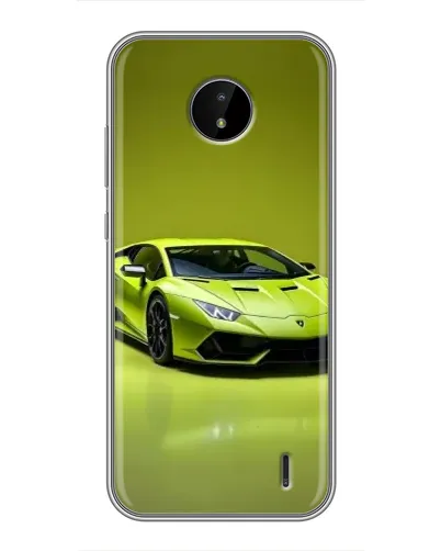 Чехол для Nokia C10 с картинкой «Салатовый Lamborghini Huracan» Чехол для Nokia C10 с картинкой «Салатовый Lamborghini Huracan»