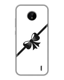 Чехол для Nokia C10 с картинкой «Диагональный бант»