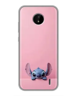 Чехол для Nokia C10 с картинкой «Stitch выглядывает» Чехол для Nokia C10 с картинкой «Stitch выглядывает»