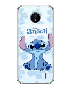Чехол для Nokia C10 с картинкой «Stitch среди цветов» Чехол для Nokia C10 с картинкой «Stitch среди цветов»