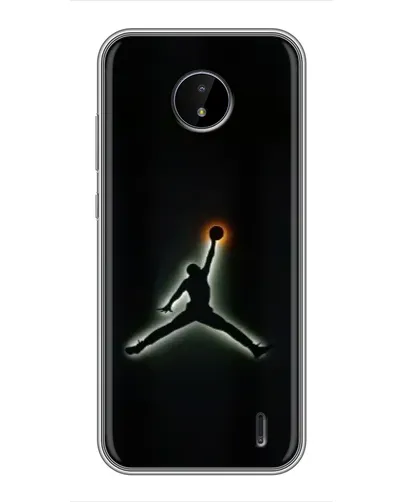 Чехол для Nokia C20 Plus с картинкой «Jordan Gradient Logo»