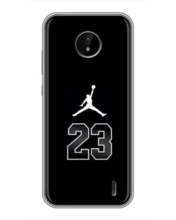 Чехол для Nokia C20 Plus с картинкой «Jordan Flight 23»