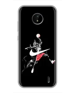 Чехол для Nokia C20 Plus с картинкой «Jordan Jumpman»
