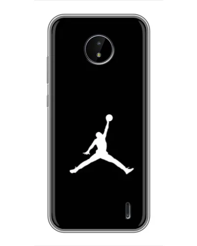 Чехол для Nokia C20 Plus с картинкой «Jordan Silhouette»
