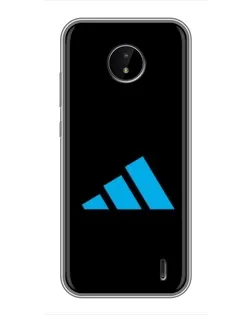 Чохол для Nokia C20 Plus з картинкою «Adidas Cyan Logo» Чохол для Nokia C20 Plus з картинкою «Adidas Cyan Logo»