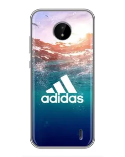 Чохол для Nokia C20 Plus з картинкою «Океанська глибина адідас» Чохол для Nokia C20 Plus з картинкою «Океанська глибина адідас»