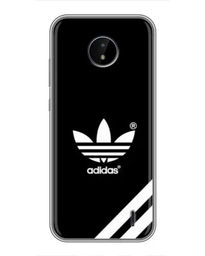Чохол для Nokia C20 Plus з картинкою «Adidas з діагональними смугами»